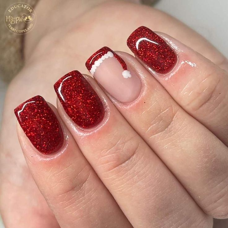 23+ Gorgeous Christmas Nail Ideas Perfect for Short Nails